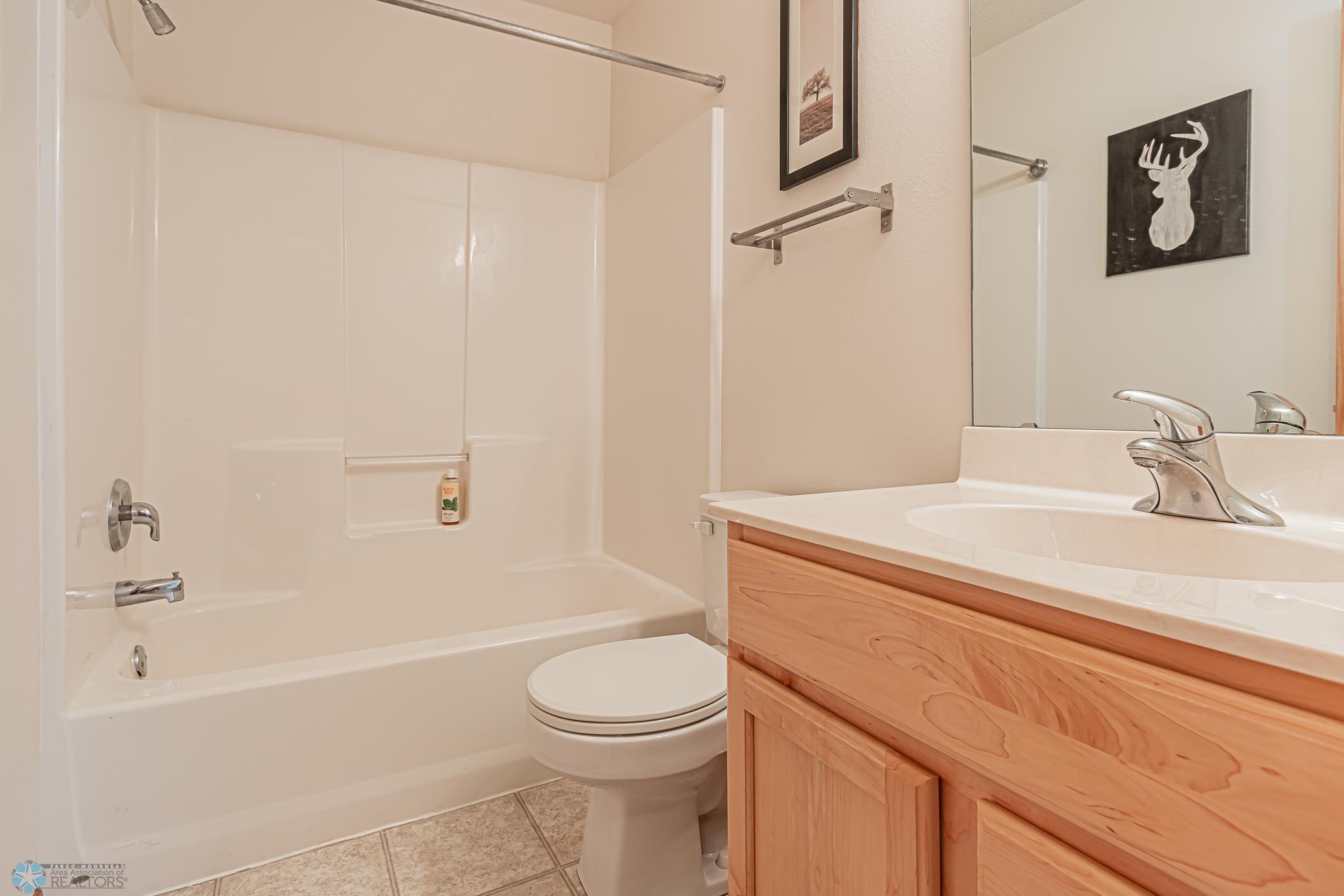 Lower level bath