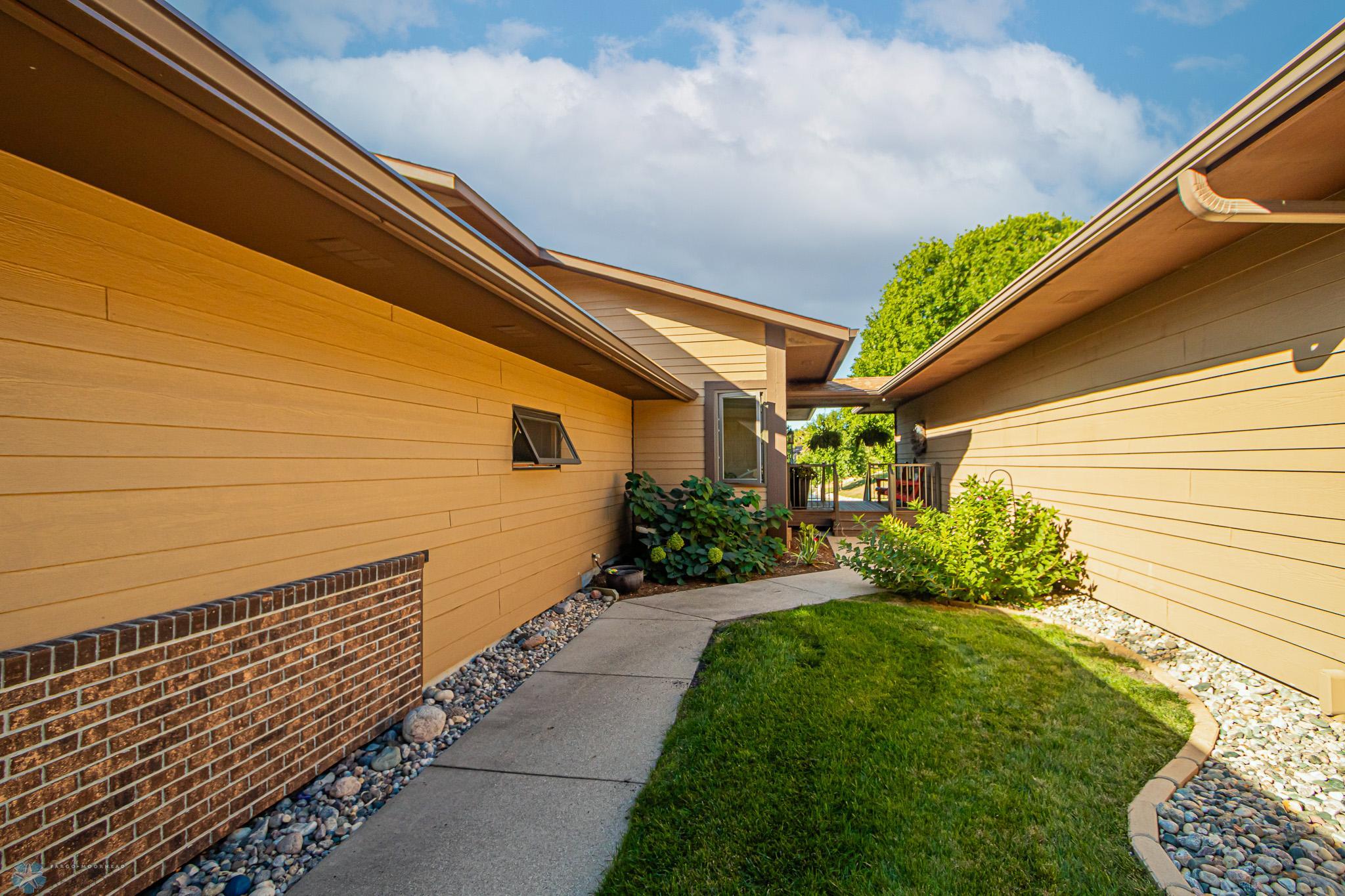 Sidewalk to front entry