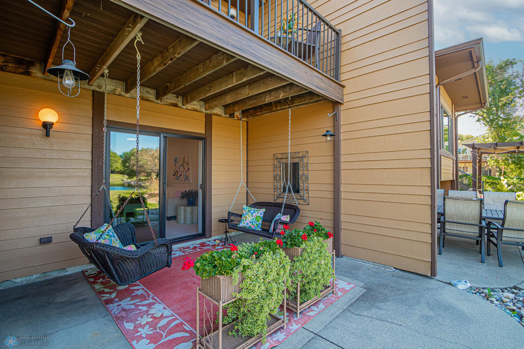 enjoy the lake view from the walk out level patio