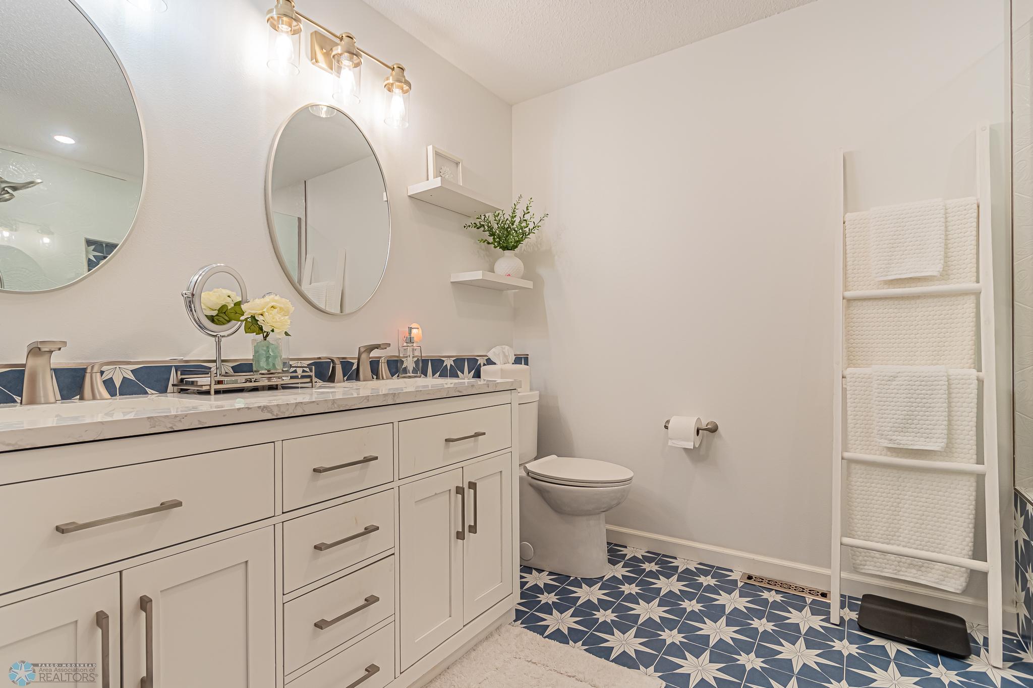Beautiful updated primary bathroom