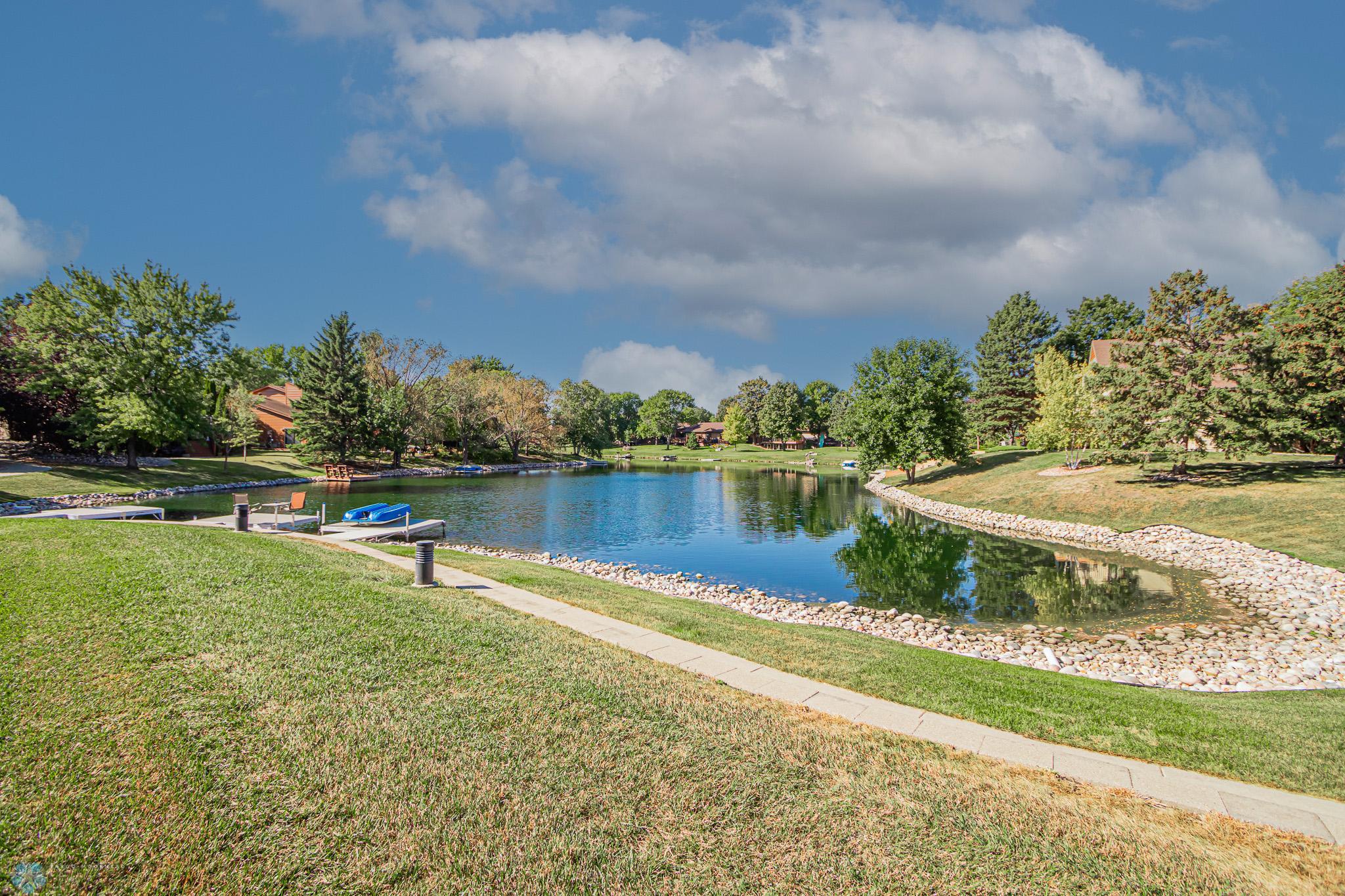 walking path along the lake