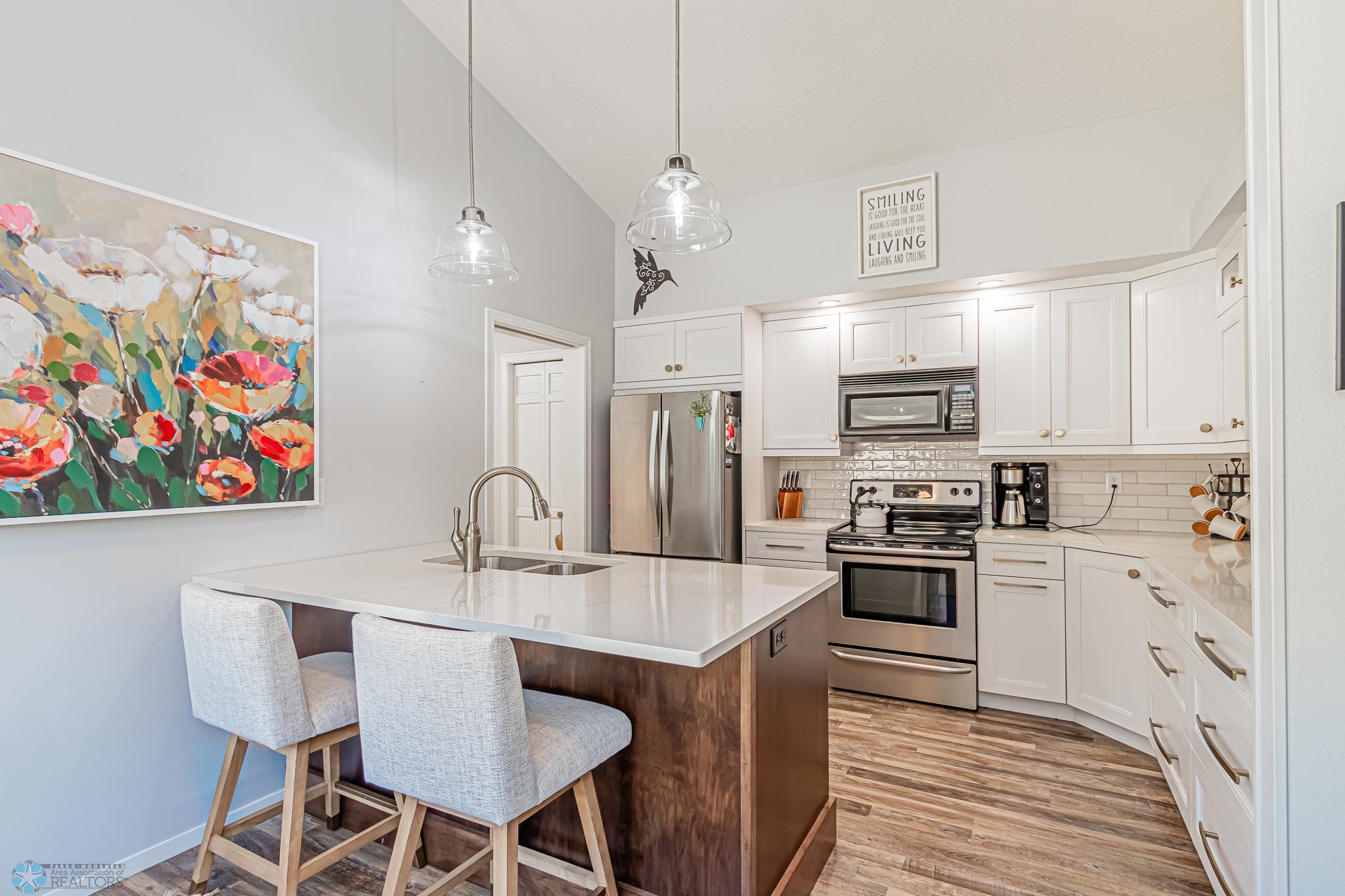 Beautiful updated Kitchen with Stainless Steel appliances