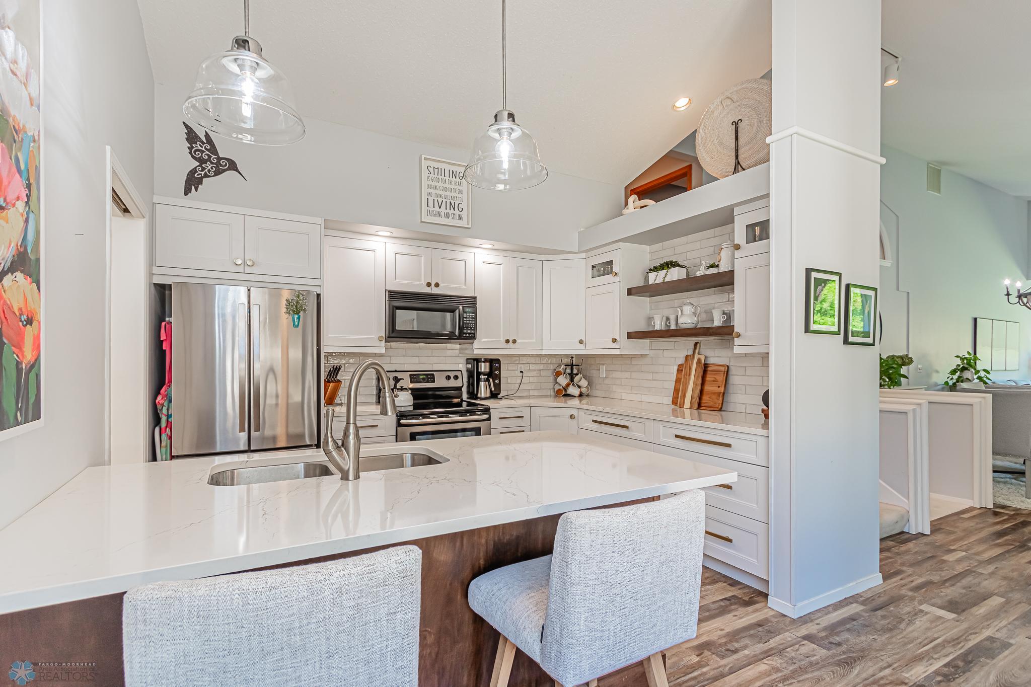 Lots of cabinets in Kitchen