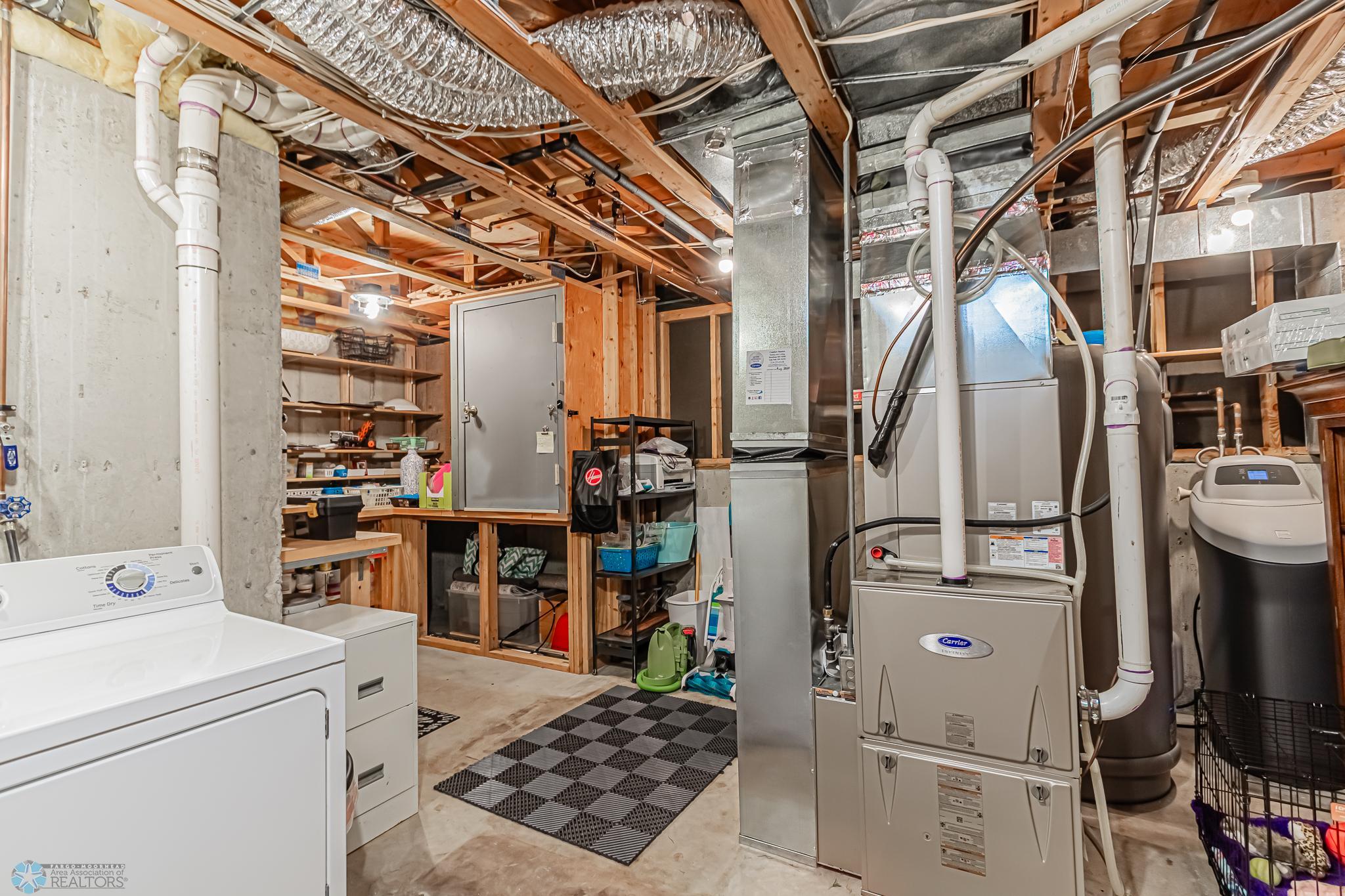 Lower level furnace room
