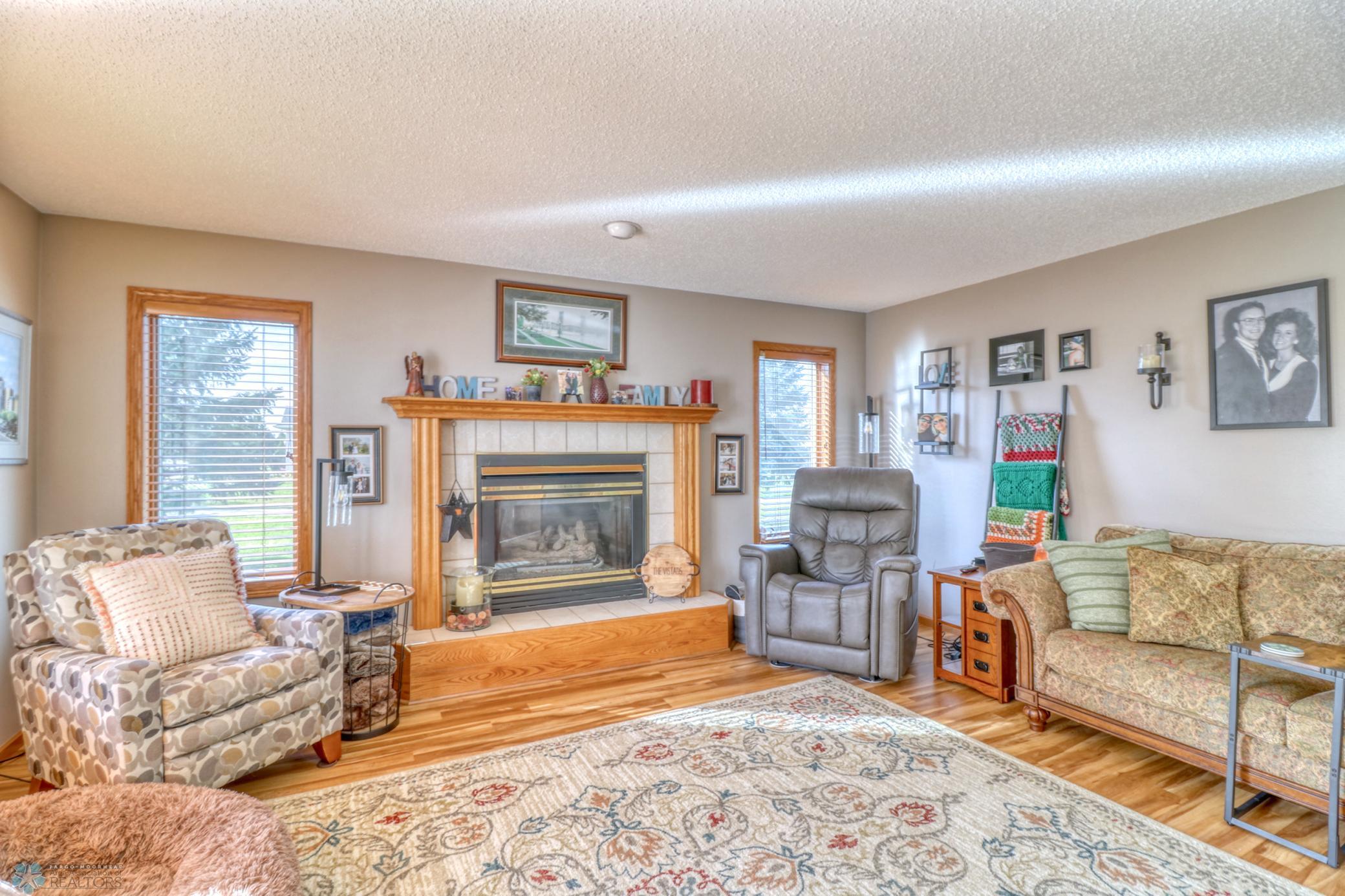 Main floor fireplace
