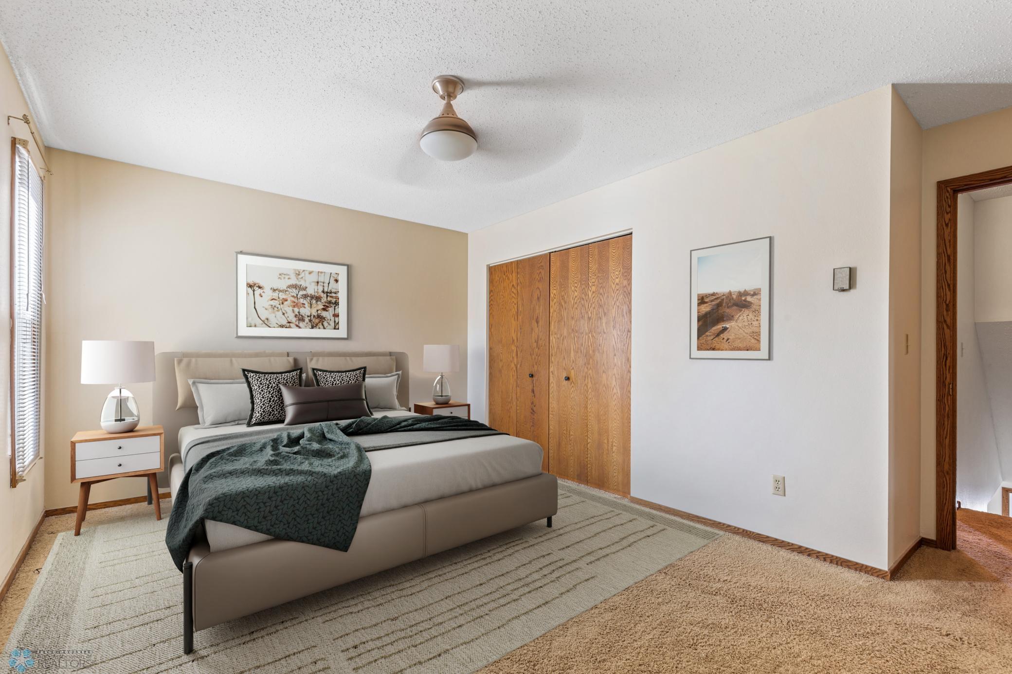 Virtually Staged - Bedroom