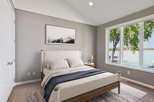 Second space on the main level could be used as a home office or guest room