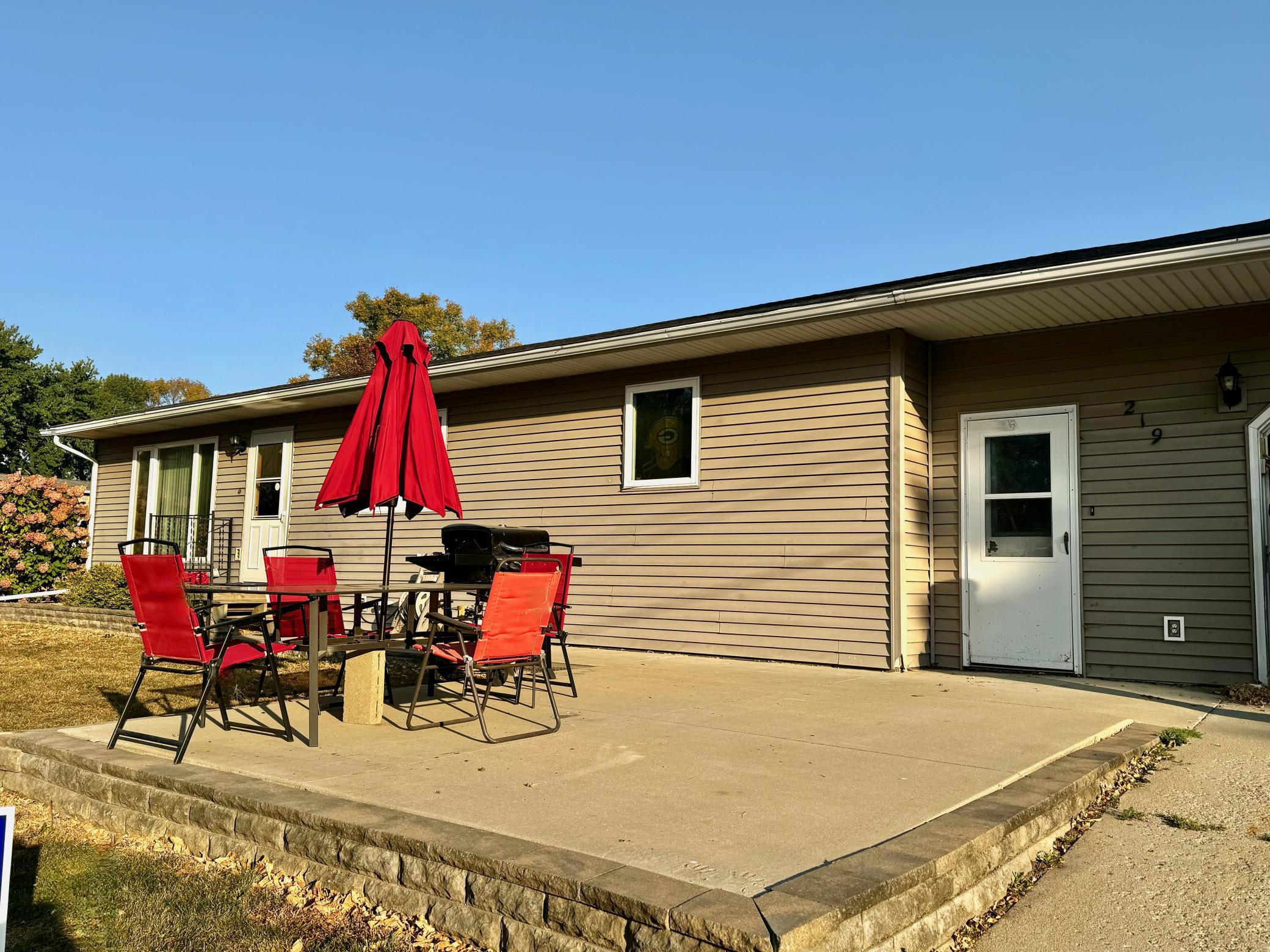 Patio area