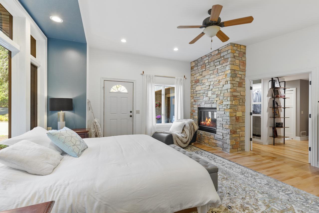 Primary Bedroom with Fireplace