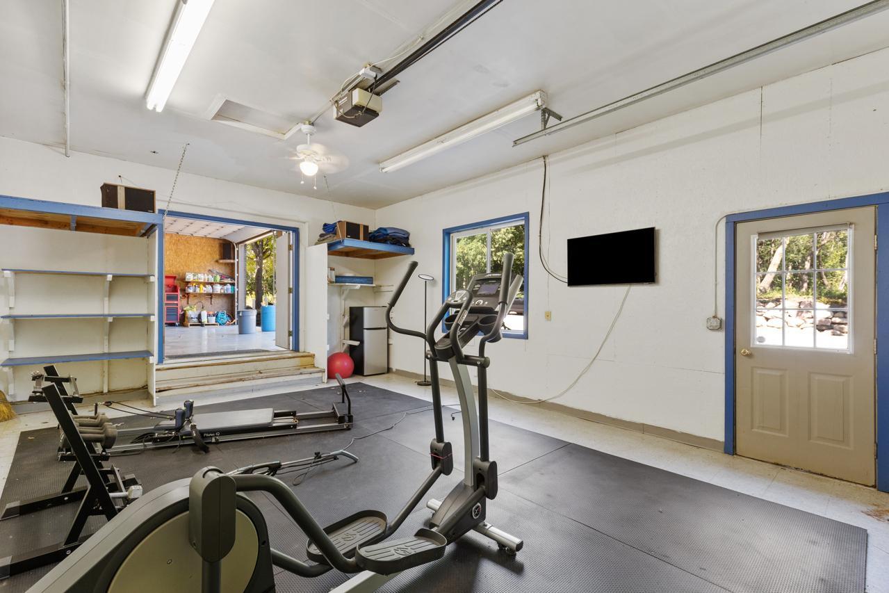 Shop includes a Work Out Room