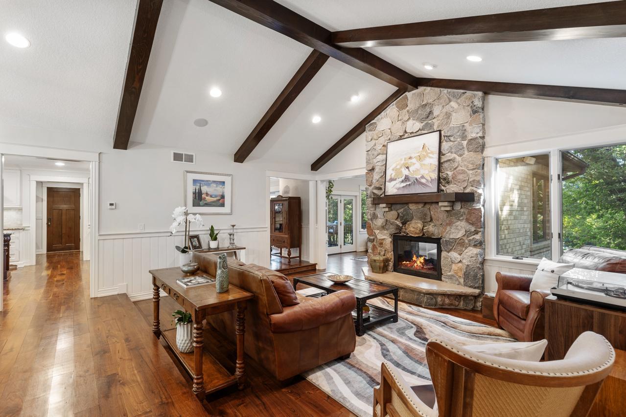 Vaulted Great Room on Main Floor