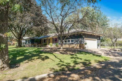 1744 Mississippi River Blvd S. sits on a large corner lot