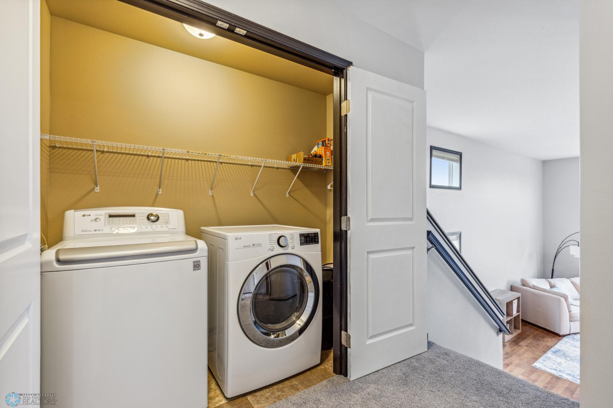 Upper Level laundry