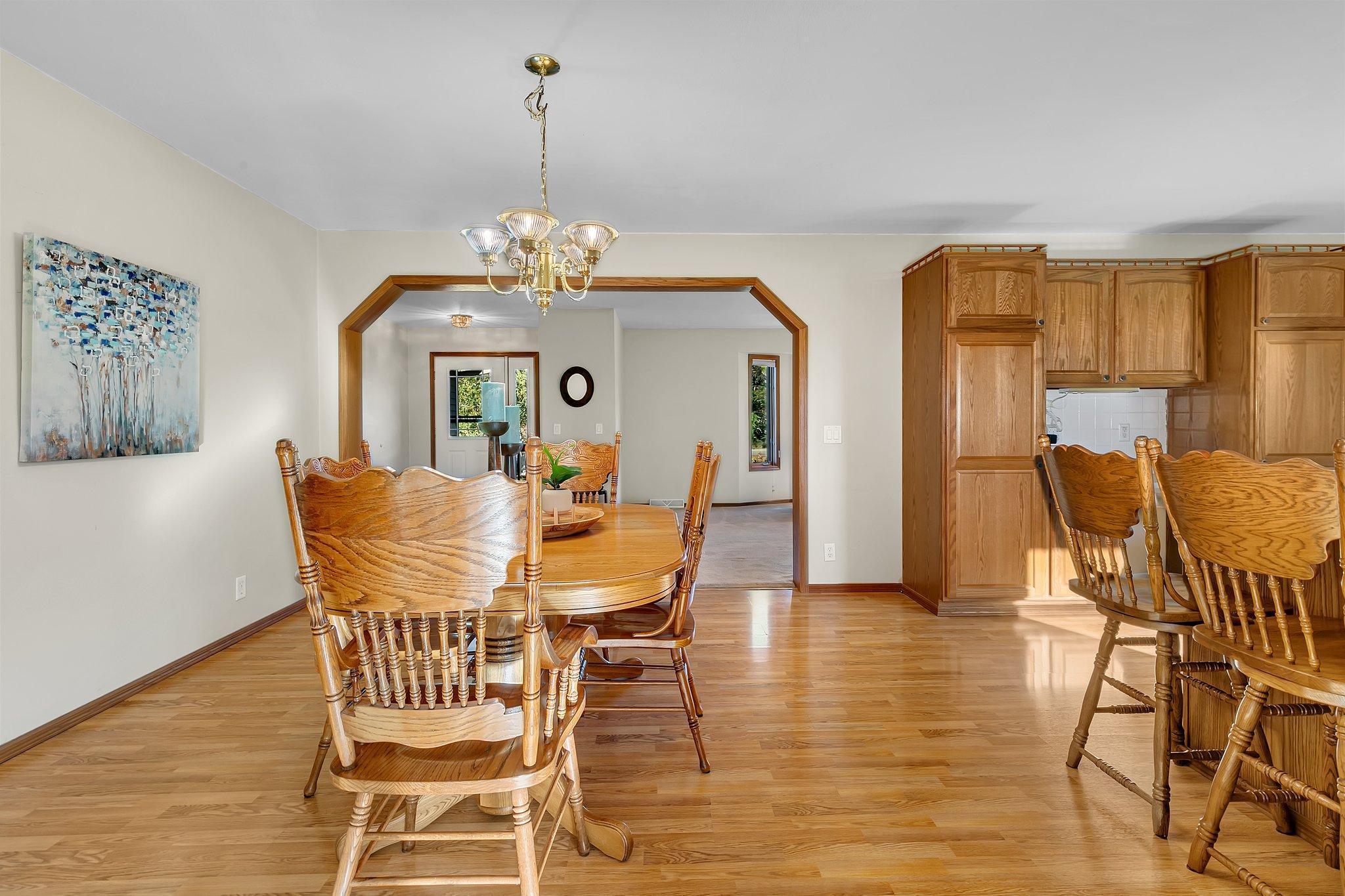 Dining Room looking towards the Living Room.