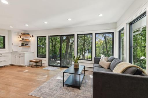 Open the patio door to your own private oasis, leading to a deck with serene views of the pondâperfect for relaxation and entertaining!