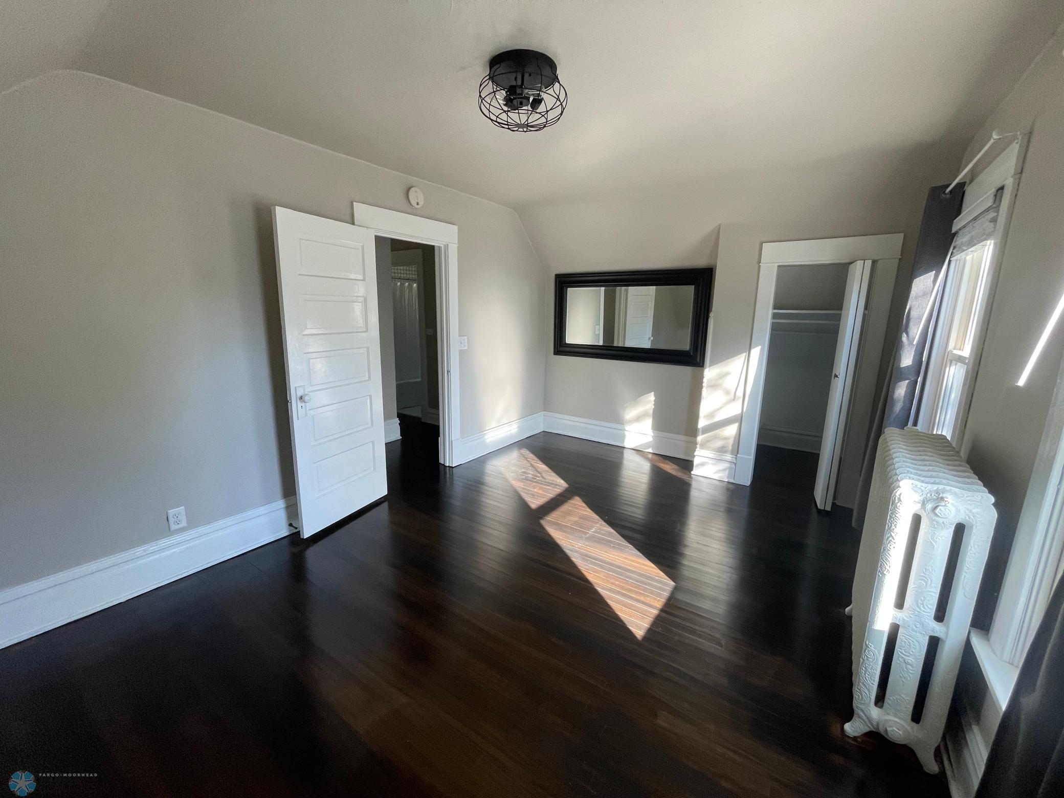 Upstairs: master bedroom