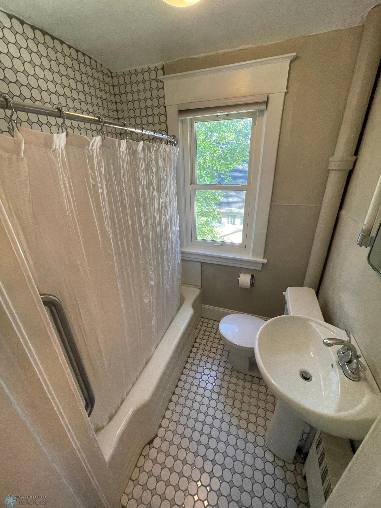 Upstairs: bathroom