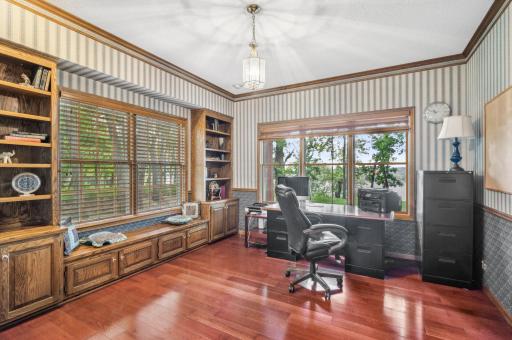 Work from the home office that overlooks the St Croix