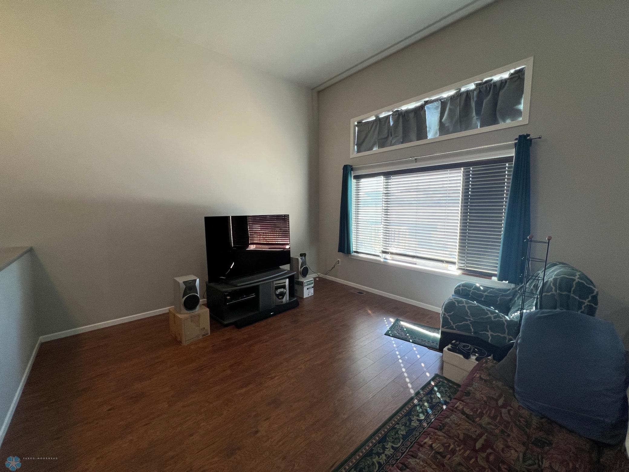 Living Room with high ceilings