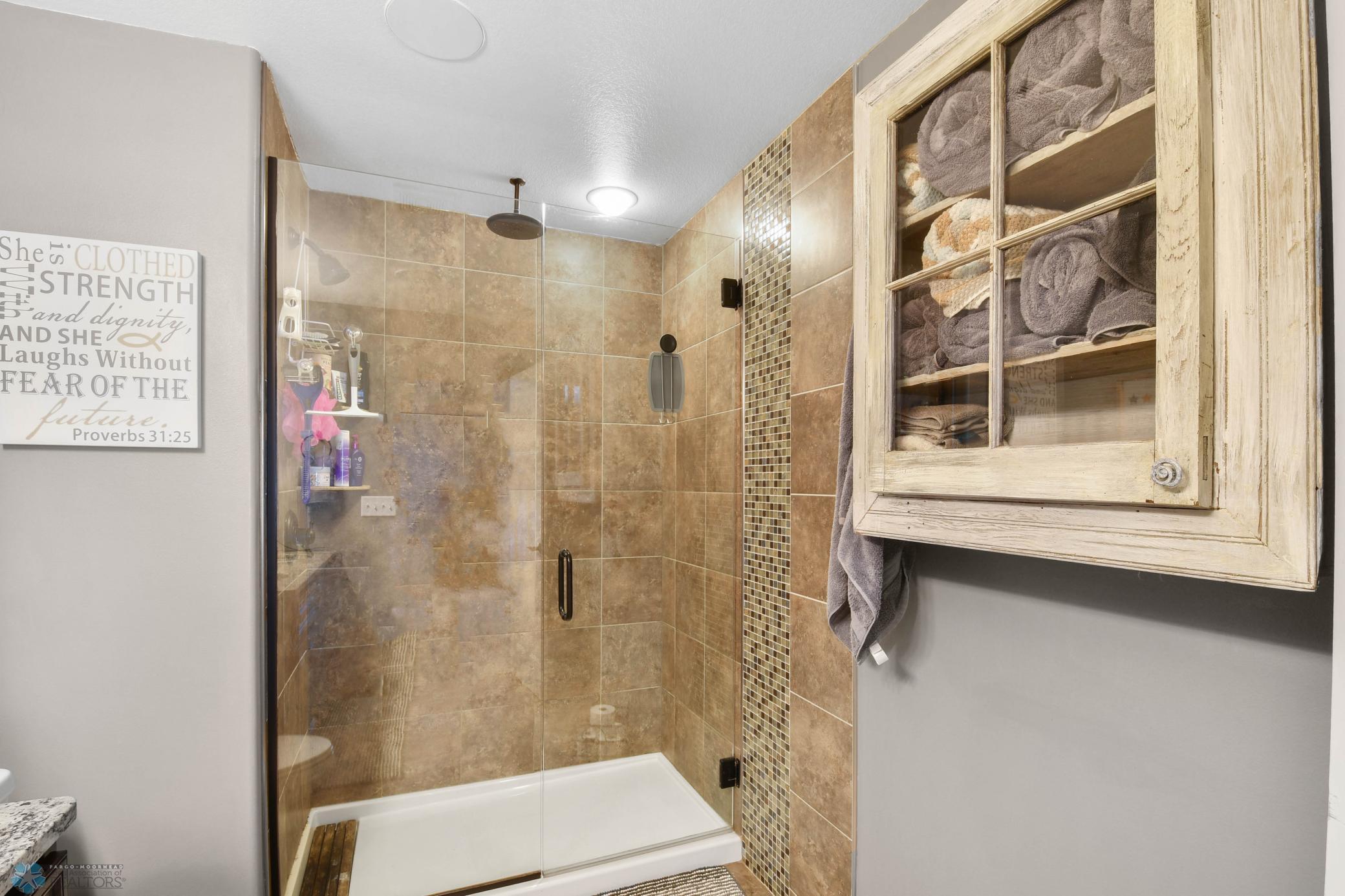 Master Bathroom/Tiled Shower