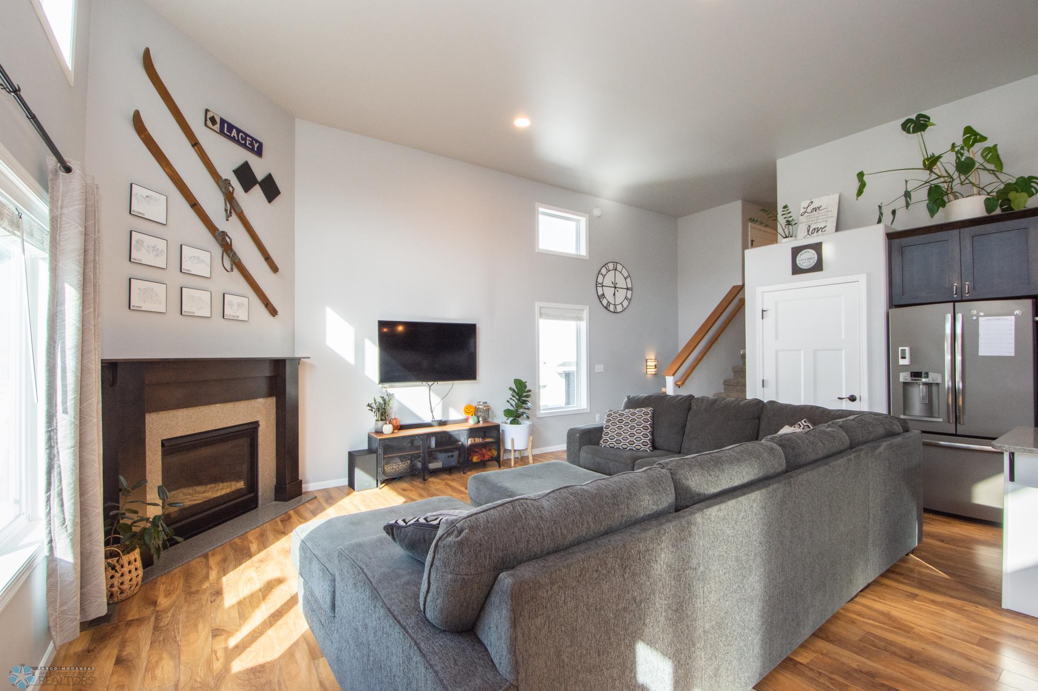 Living Room with Gas Fireplace