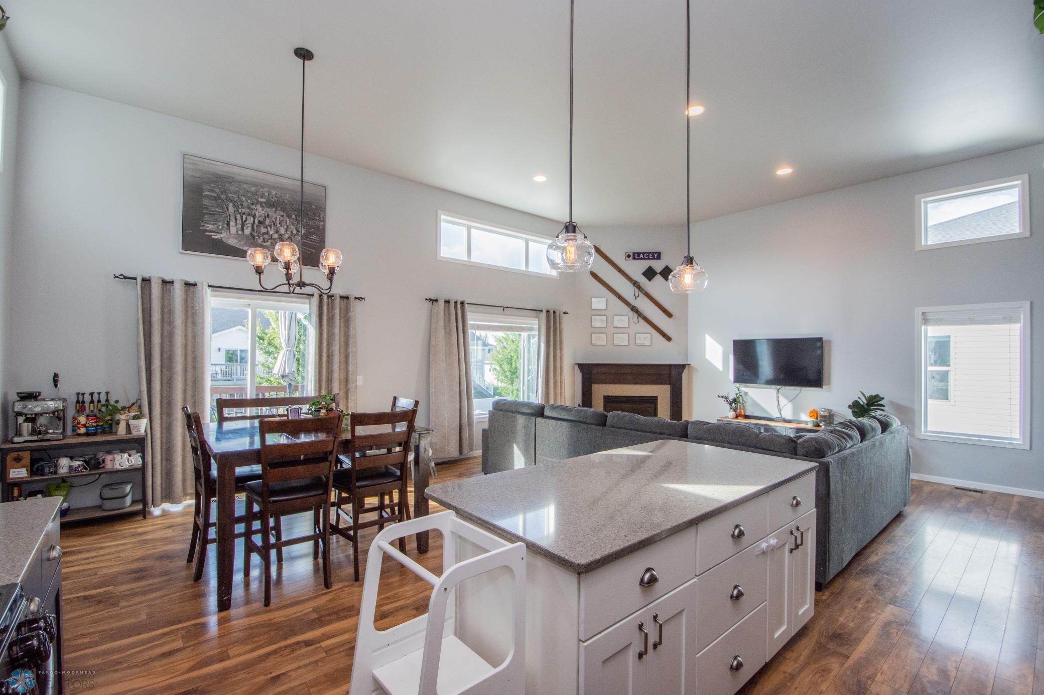 Open Kitchen/Dining/Living Room