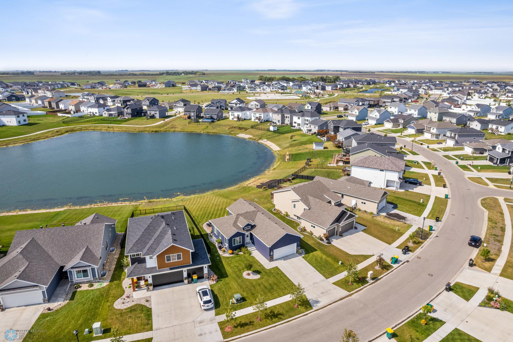 Aerial View to Pond