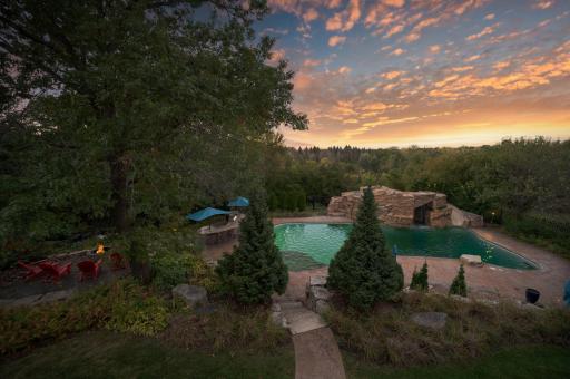 The back deck offers the perfect vantage point for enjoying stunning sunsets. As the day winds down, the sky transforms into a canvas of vibrant colors, creating a serene and picturesque atmosphere.