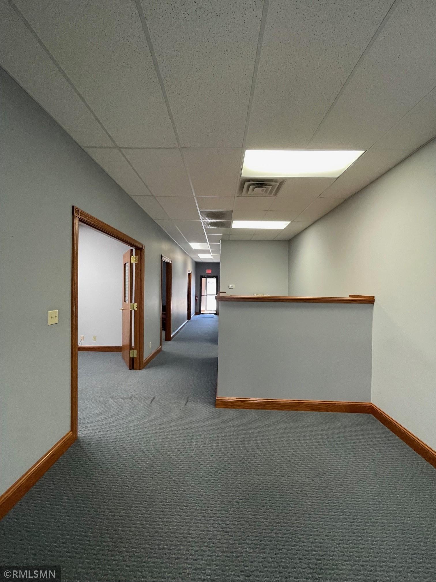 You will find Oak trim throughout building.