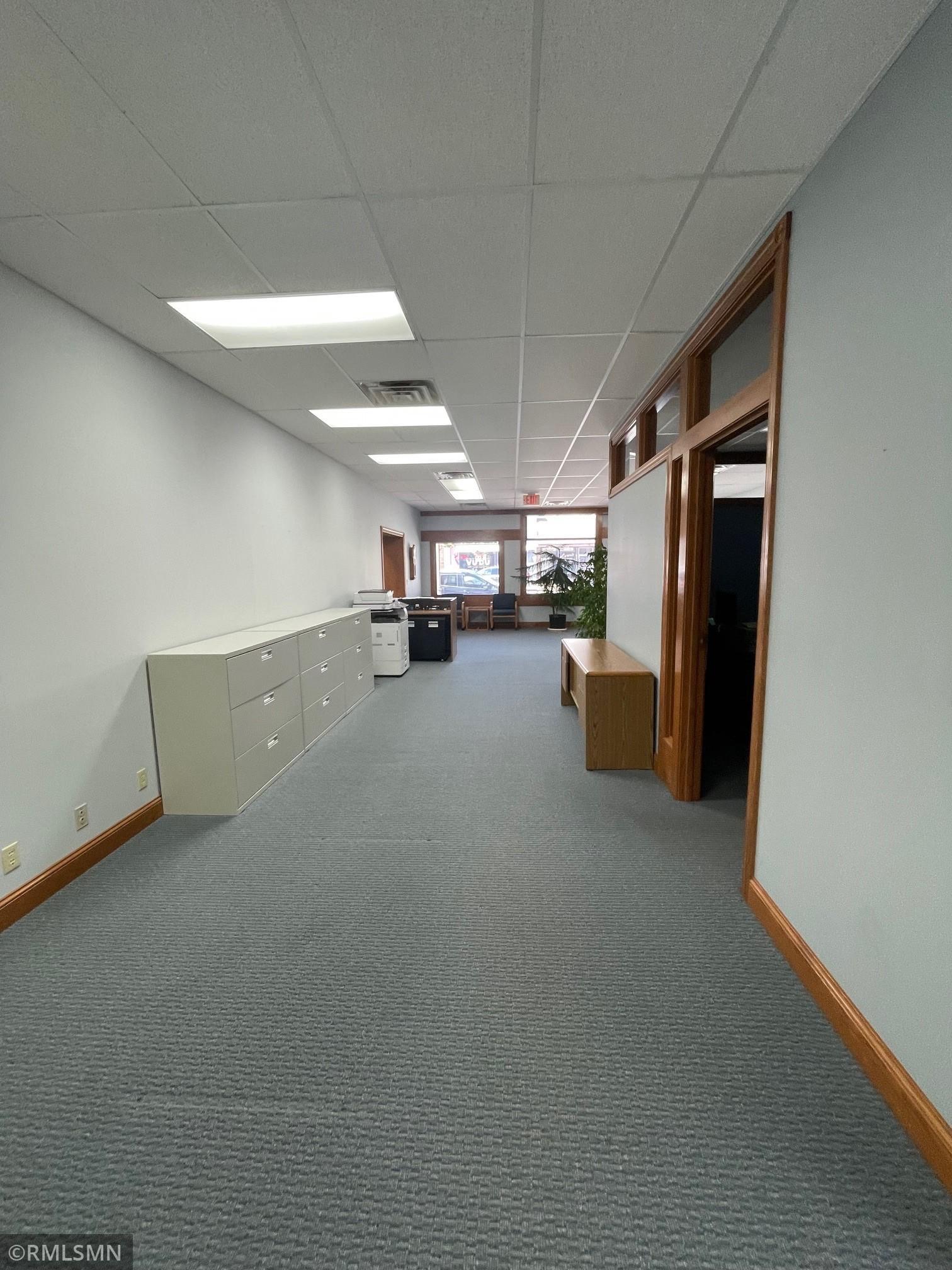 There are four offices/rooms in this building.