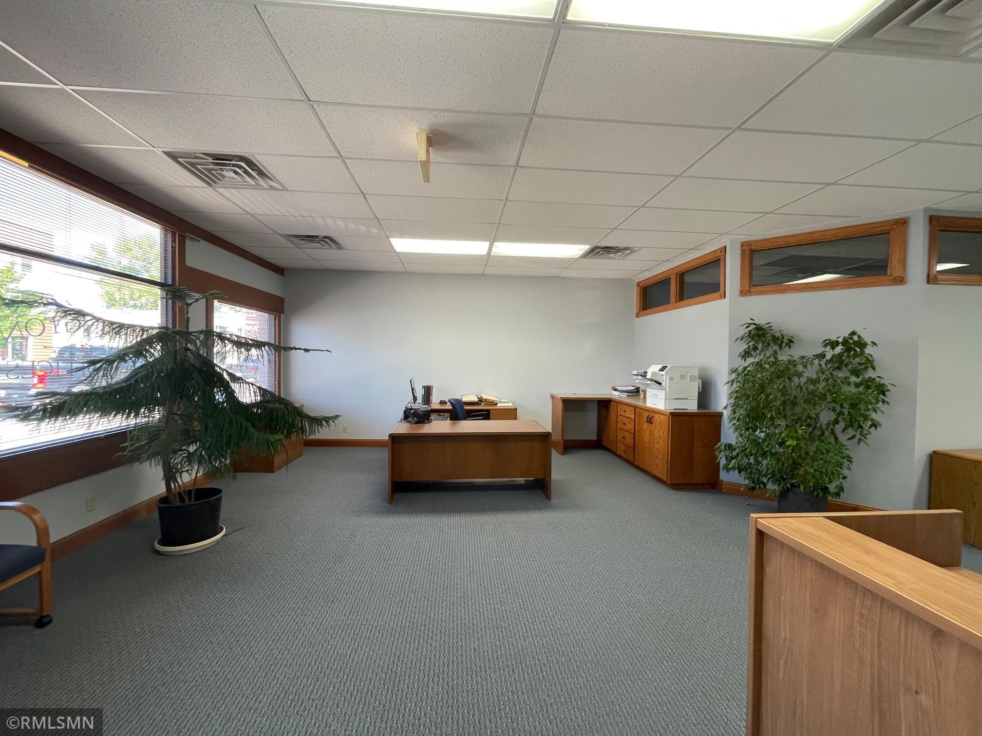 Open area with high ceilings.