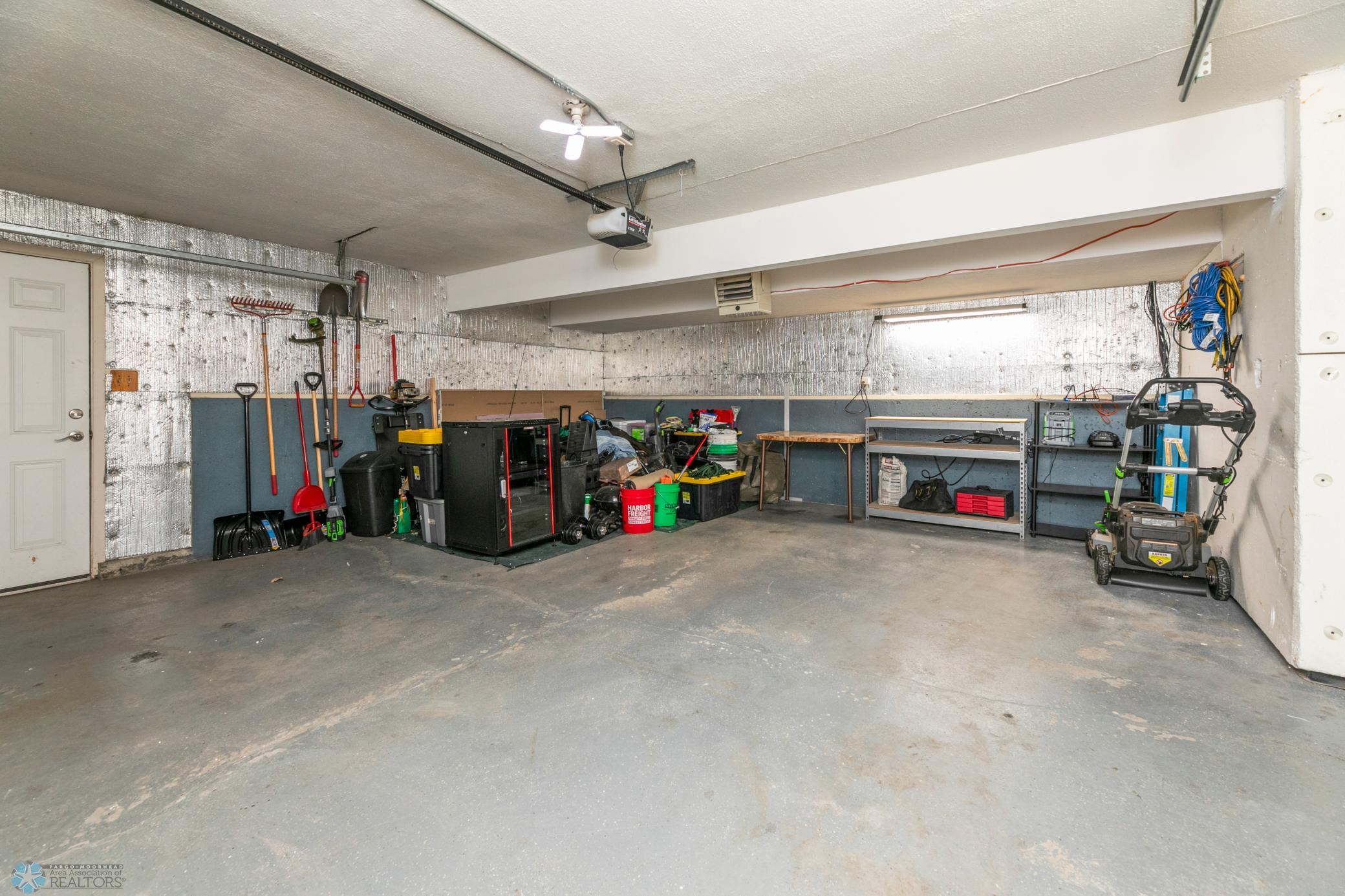 Finished, Heated Garage