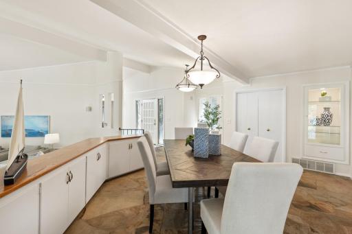 Formal Dining Room has lots of storage space