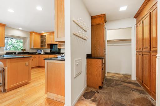 Large, Main Floor Mud Room with lots of Storage