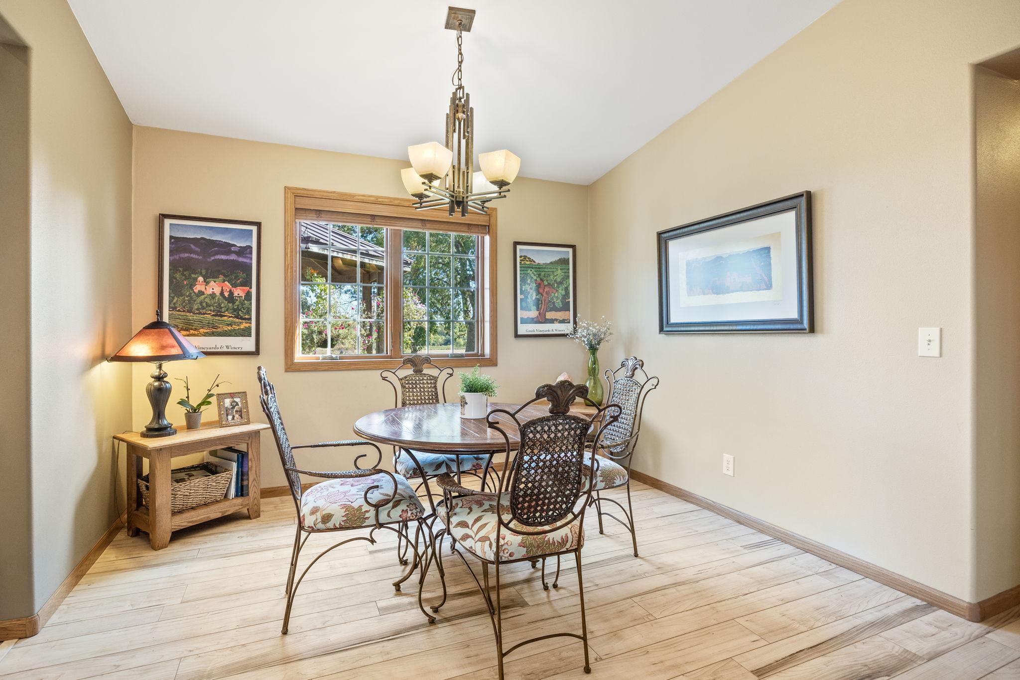 Formal dining room.