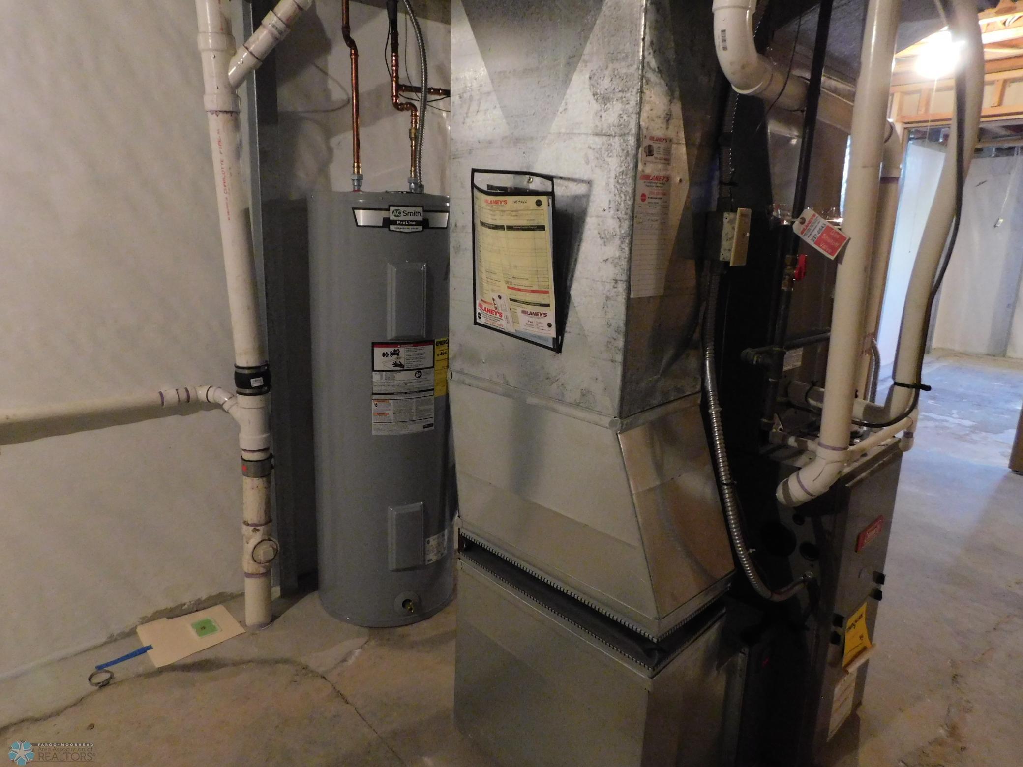 newer furnace and water heater