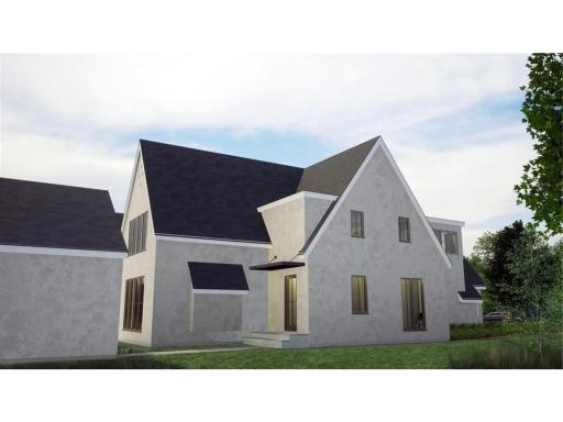 Design rendering of this custom home by w.b. builders.