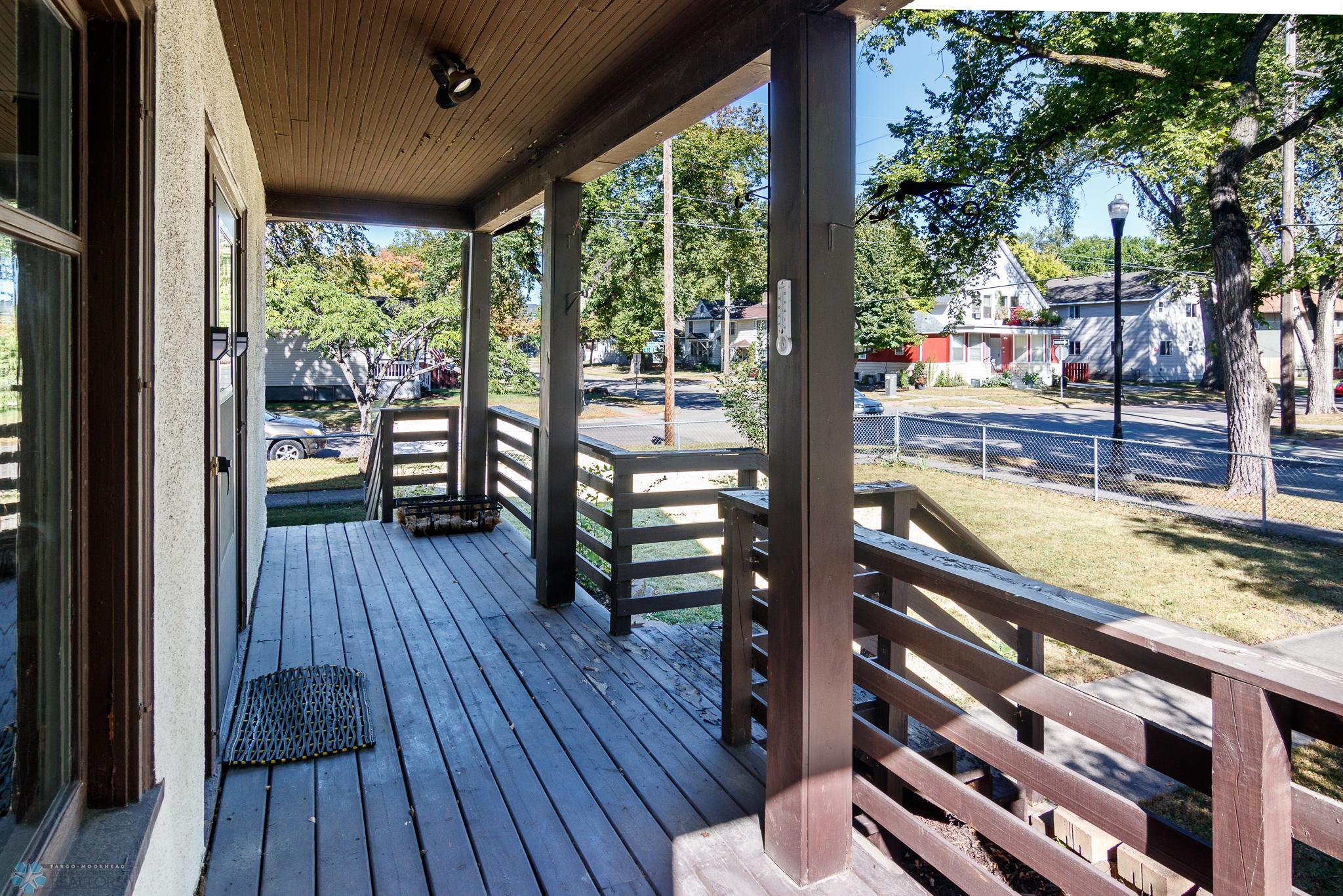 Wood Front Porch