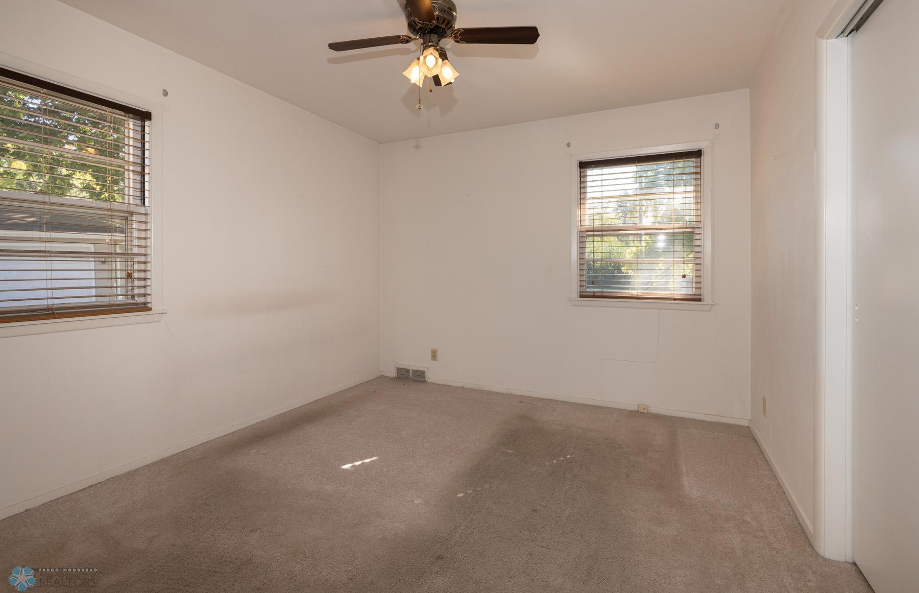 Bedroom - hardwood underneath carpet