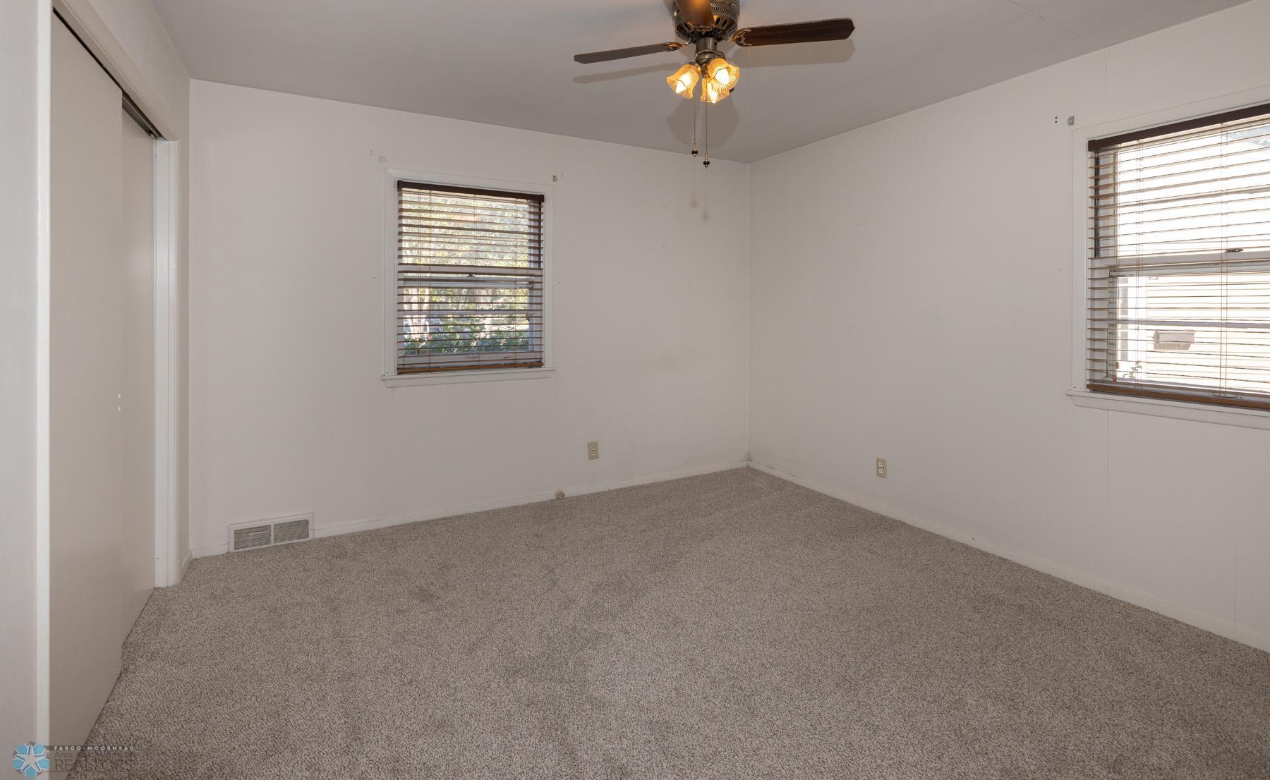 Bedroom - hardwood underneath carpet