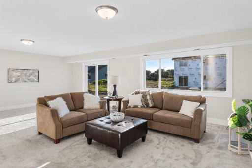 This expansive lower level walk-out basement is bathed in natural light.