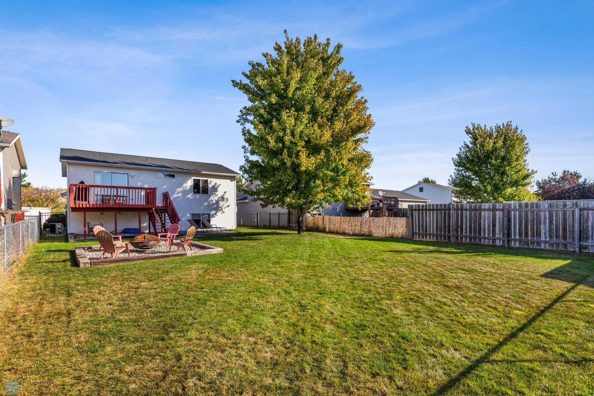 Fully Fenced Backyard