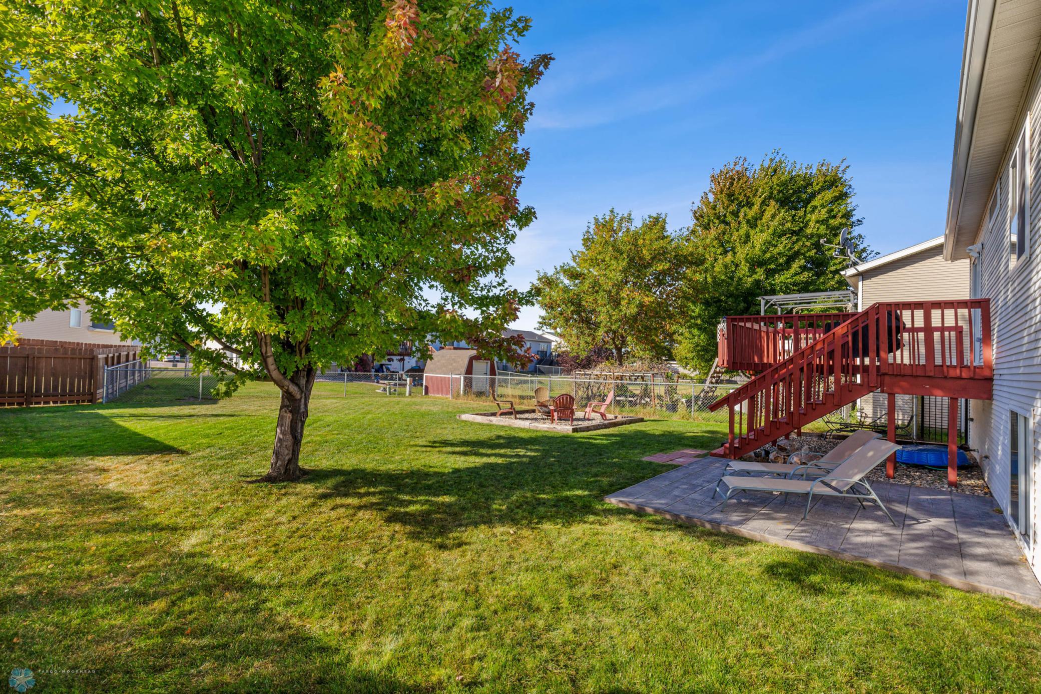 Fully Fenced Backyard