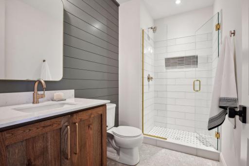 Lower-Level 3/4 Bath *photo of like home