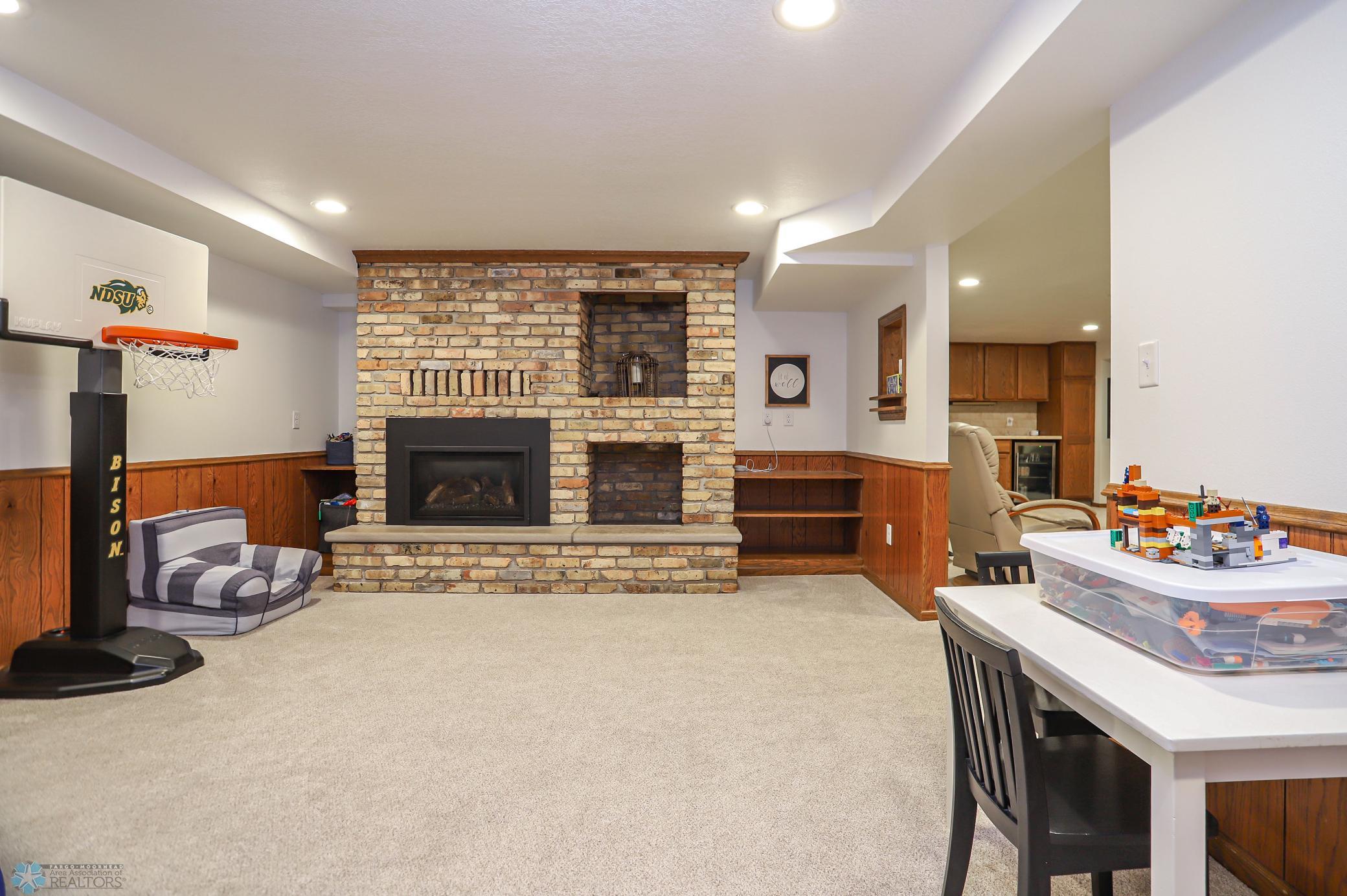 Family Room (view 4) with gas fireplace