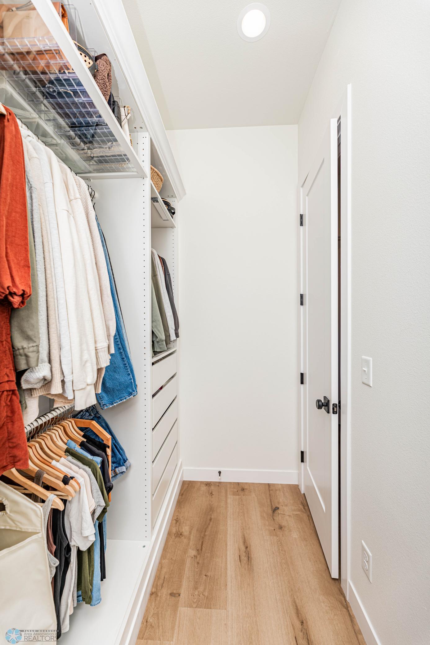 Primary closet