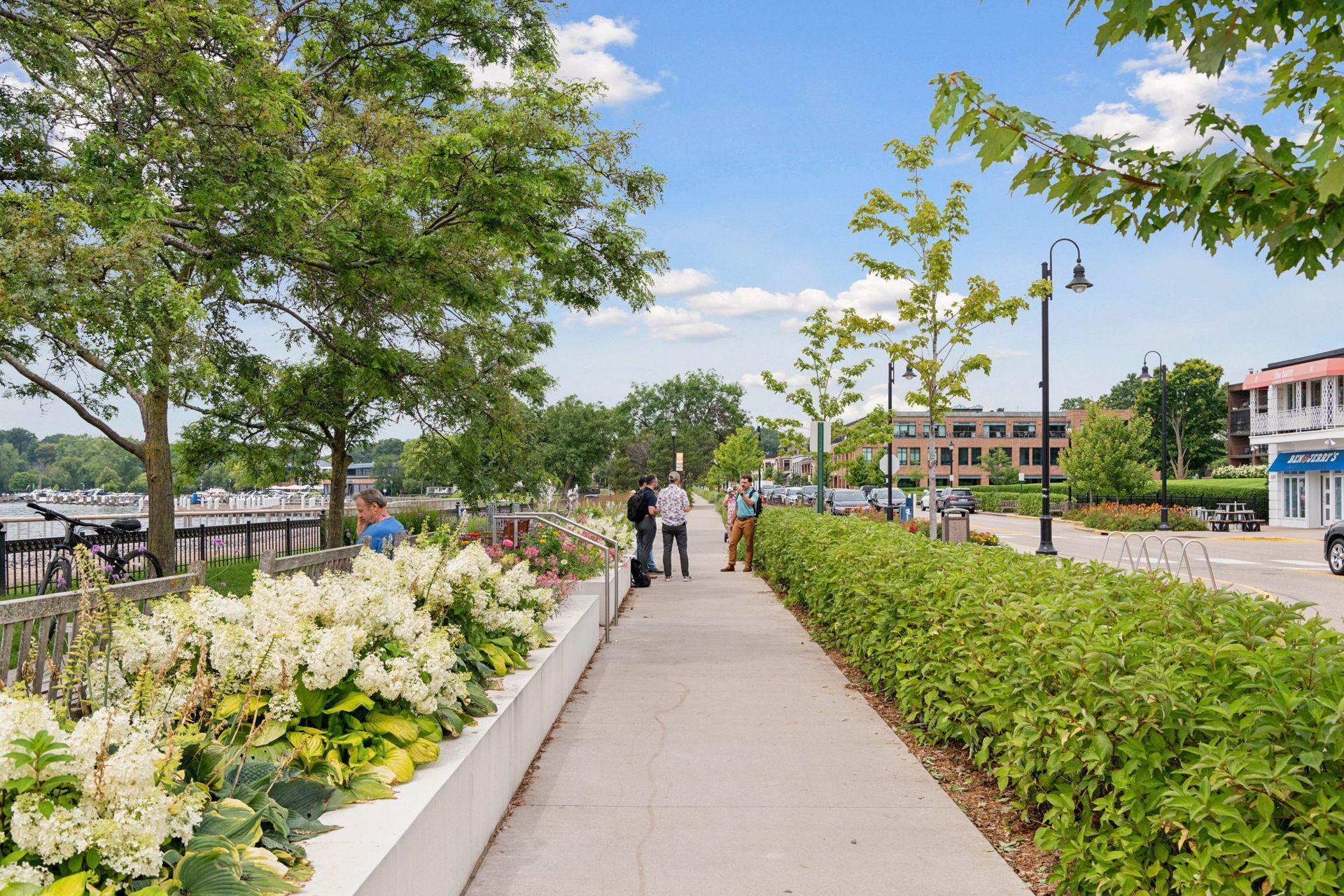 Downtown Wayzata scenery- just down the hill