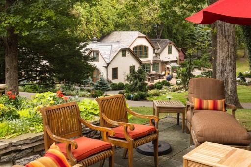 View of Guest House from Upper Patio