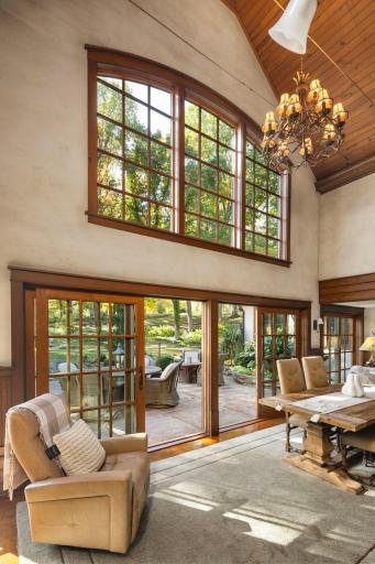 Come Inside the 2 Story Vaulted LR/DR in the Guest House!