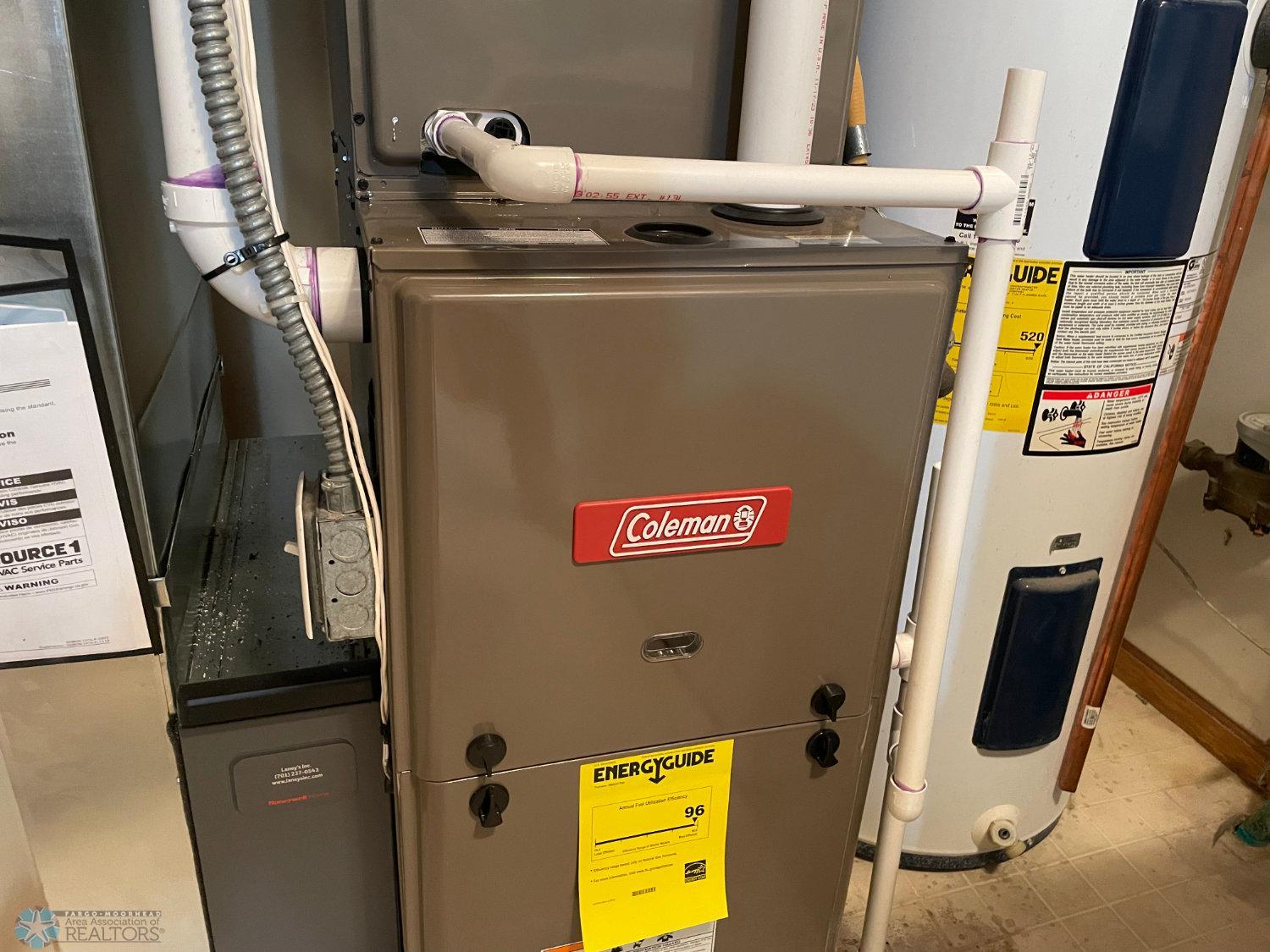 2024 new high-efficiency natural gas furnace and air conditoning system.